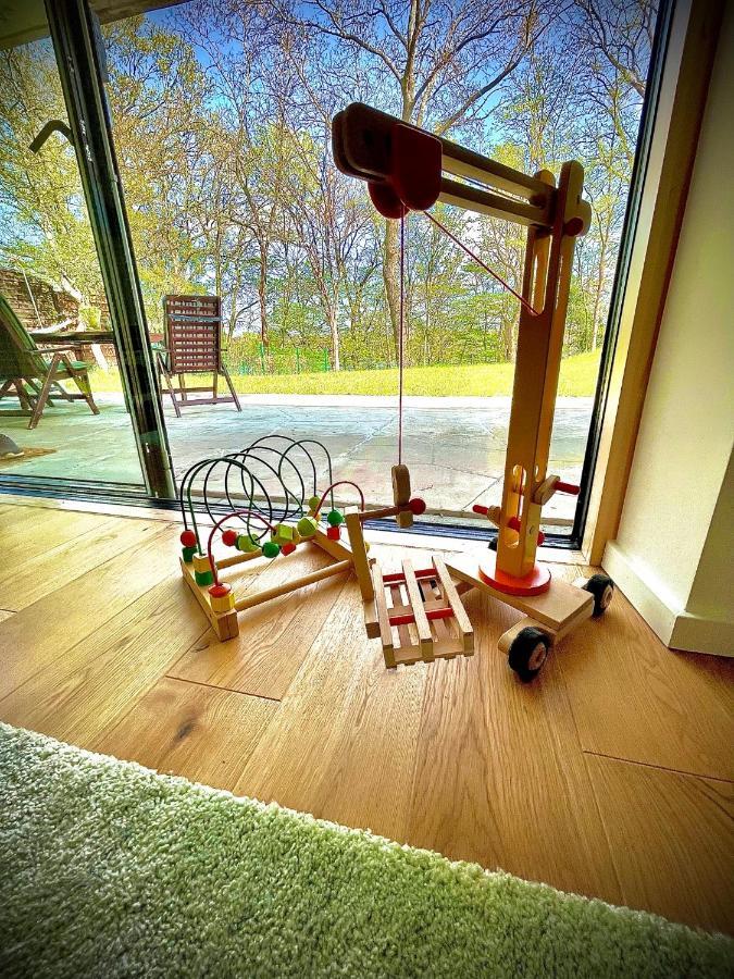 100M2 Fewo Im Haus Am See Mit Garten Bei Potsdam Schwielowsee Exterior photo