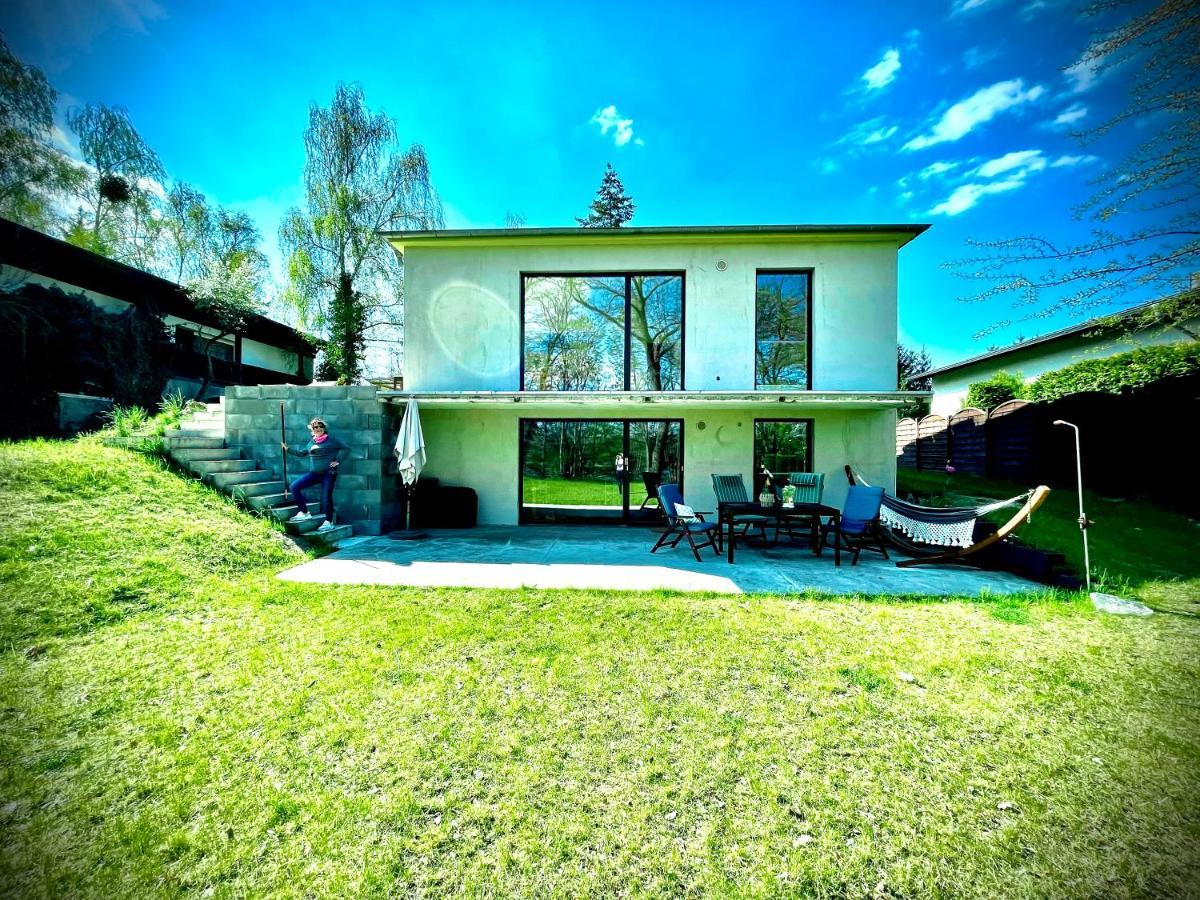 100M2 Fewo Im Haus Am See Mit Garten Bei Potsdam Schwielowsee Exterior photo